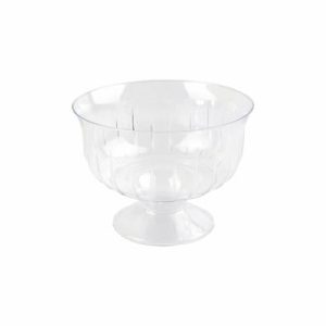 Plates, Bowls & Trays |   Clear Ice Cream Cup Pk 6 Cups & Straws Cups & Straws