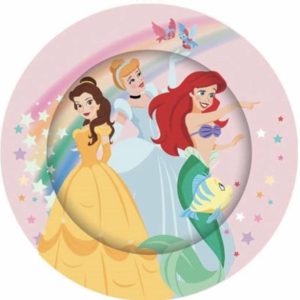 Plates, Bowls & Trays |   Fsc Mix Plates 8Pk Princess Plates Party Supplies Plates, Bowls & Trays