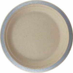 Plates, Bowls & Trays |   Sugarcane Lunch Plates 180Mm Silver P10X10 Party Supplies Plates, Bowls & Trays