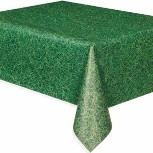 Table Covers |   Green Grass Printed Tablecover 137Cm X 274Cm (54" X 108") Party Supplies Table Covers