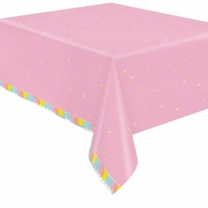 Table Covers |   Pastel Ice Cream Printed Tablecover 137Cm X 213Cm (54" X 84") Party Supplies Table Covers