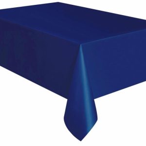 Table Covers |   True Navy Blue Plastic Tablecover Rectangle 1.37M X 2.74M (54" X 108") Party Supplies Table Covers