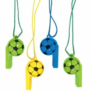 Party Favours |   Favour Sports Ball Whistle 4Pcs Party Favours Party Favours