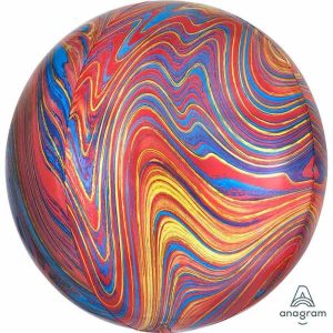 Bubble Balloons & Orbs |   Orbz Xl Colourful Marblez G20 Balloons Bubble Balloons & Orbs