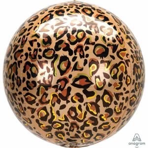 Foil Balloons |   Orbz Xl Leopard Print G20 Balloons Bubble Balloons & Orbs