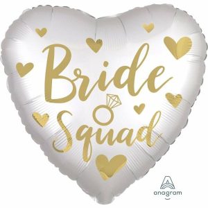 Foil Balloons |   45Cm Xl Satin Bride Squad S40 – Non Inflated Balloons Foil Balloons