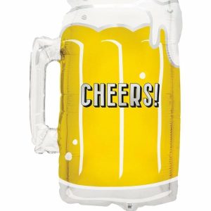 Foil Balloons |   Cheers Beer Mug 53.3Cm (21") Foil Balloon Balloons Foil Balloons