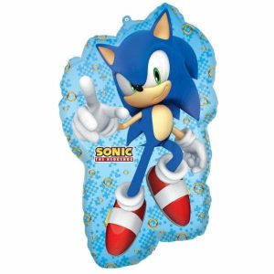 Foil Balloons |   Supershape Sonic The Hedgehog P38 Balloons Foil Balloons